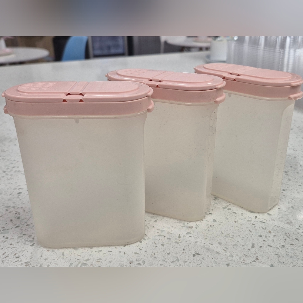Vintage Tupperware Modular Mates Spice Shakers- Set of 3